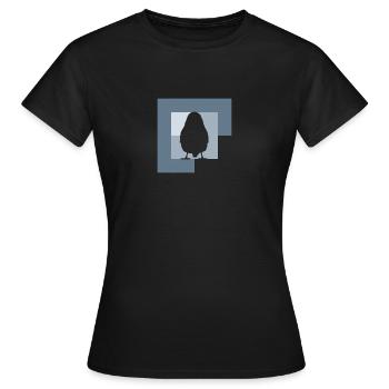 Perruche Oiseaux Perruche - T-shirt Femme - noir - Devant - AI Model Female 172 dark (172cm)