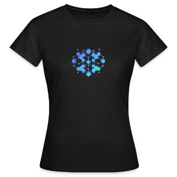 Crypto Coin Cryptocurrency - Frauen T-Shirt - Schwarz - Vorne - AI Model Female 172 dark (172cm)