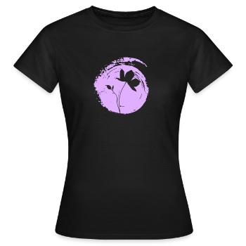 Horticulture, Fleurs, Botanique - T-shirt Femme - noir - Devant - AI Model Female 172 dark (172cm)