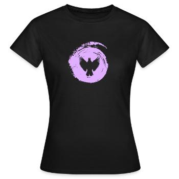 Papagei Vogel Kakadus - Frauen T-Shirt - Schwarz - Vorne - AI Model Female 172 dark (172cm)