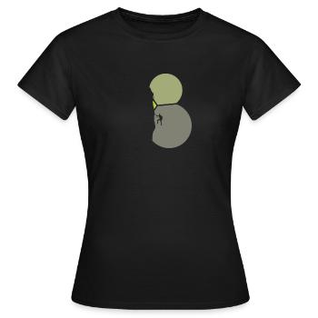 Alpinisme Alpinisme Accrobranche - T-shirt Femme - noir - Devant - AI Model Female 172 dark (172cm)