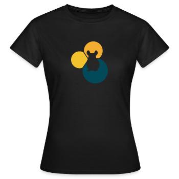 Rodent Mouse Mouse - Women's T-Shirt - black - Front - AI Model Female 172 dark (172cm)