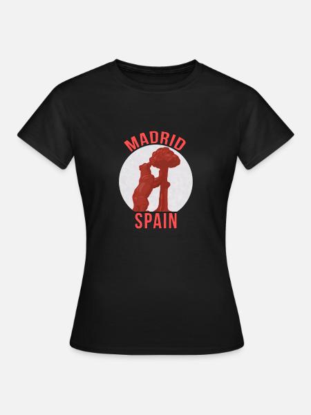 Madrid, Spanien - Frauen T-Shirt - Schwarz