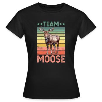 Élan - T-shirt Femme - noir - Devant - AI Model Female 172 dark (172cm)