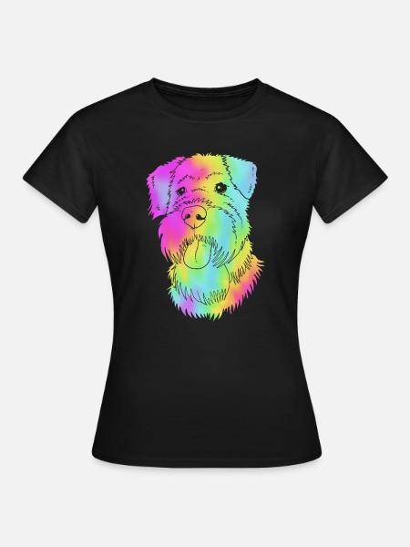 Wheaten Terrier - Frauen T-Shirt - Schwarz