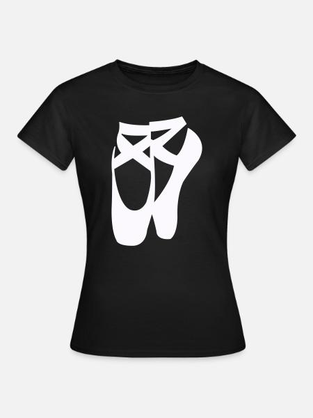 Ballerina - Frauen T-Shirt - Schwarz