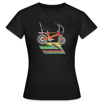 Chopper vélos - T-shirt Femme - noir - Devant - AI Model Female 172 dark (172cm)