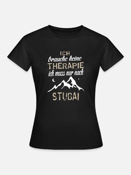 Stubai - Frauen T-Shirt - Schwarz