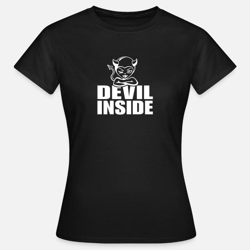 Devil-Inside - Frauen T-Shirt - Schwarz