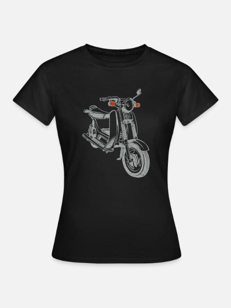 Simson SR50 SR80 - Frauen T-Shirt - Schwarz