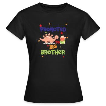 Promu grand frère - T-shirt Femme - noir - Devant - AI Model Female 172 dark (172cm)