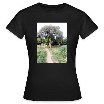 Bush way - Women's T-Shirt - black - Front - AI Model Female 172 dark (172cm)