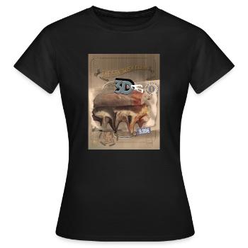sandwich - T-shirt Femme - noir - Devant - AI Model Female 172 dark (172cm)