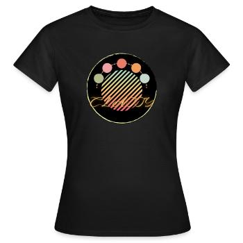 Classy t shirt. - Women's T-Shirt - black - Front - AI Model Female 172 dark (172cm)