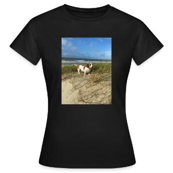 Molly the Dackel - Frauen T-Shirt - Schwarz - Vorne - AI Model Female 172 dark (172cm)