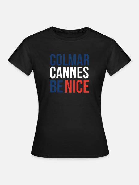 Colmar Sprichwort - Frauen T-Shirt - Schwarz