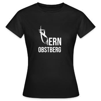 Berne Obstberg - T-shirt Femme - noir - Devant - AI Model Female 172 dark (172cm)