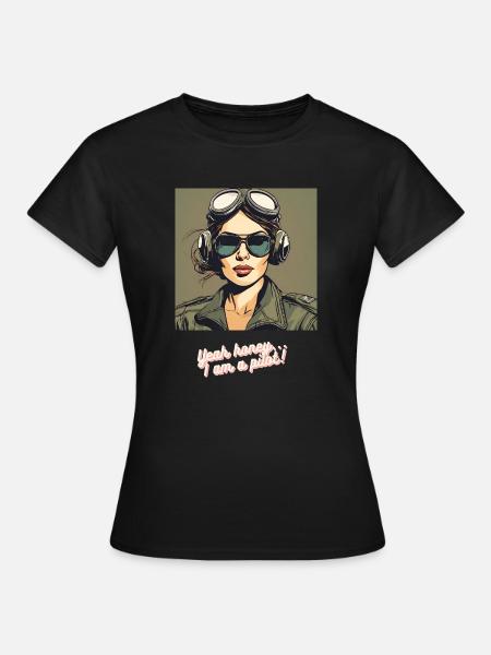 Yeah Honey... - Frauen T-Shirt - Schwarz