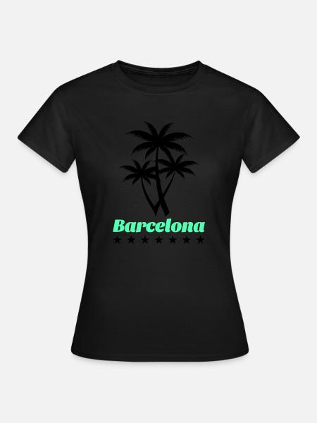 barcelona - Frauen T-Shirt - Schwarz