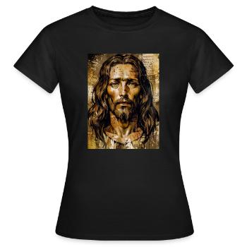 The Suffering Messiah - Women's T-Shirt - black - Front - AI Model Female 172 dark (172cm)