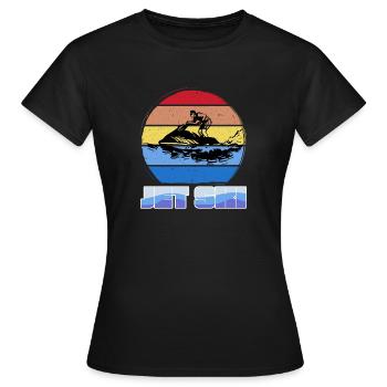 Jet Ski - T-shirt Femme - noir - Devant - AI Model Female 172 dark (172cm)