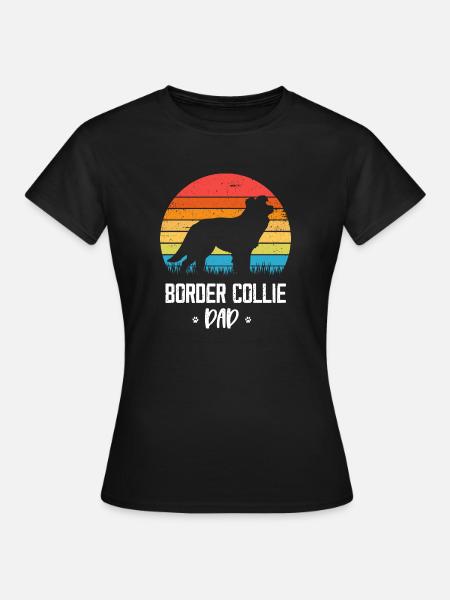 Border Collie - Frauen T-Shirt - Schwarz