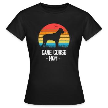 Cane corso - T-shirt Femme - noir - Devant - AI Model Female 172 dark (172cm)