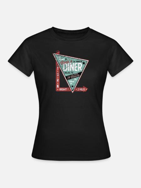 Rosie’s Diner - T-shirt Femme - noir