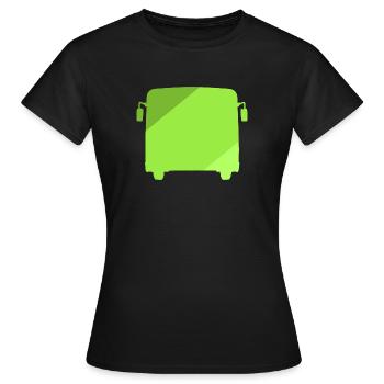 Bus Driver Driver Driver - Women's T-Shirt - black - Front - AI Model Female 172 dark (172cm)