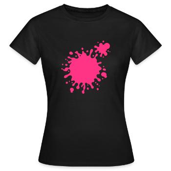 Splatter - Women's T-Shirt - black - Front - AI Model Female 172 dark (172cm)