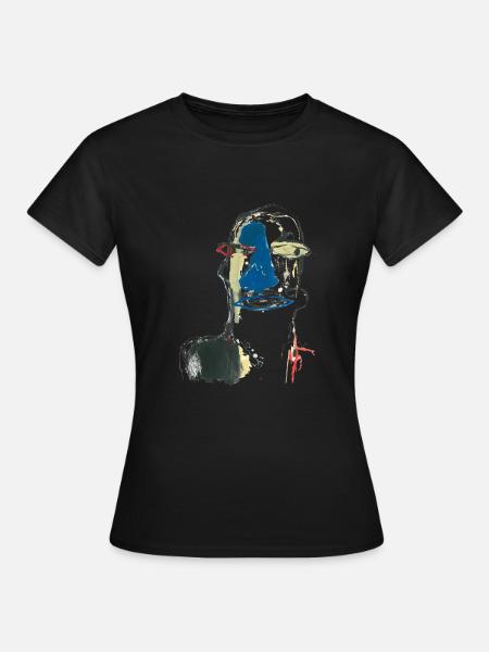 Portrait 09 - T-shirt Femme - noir