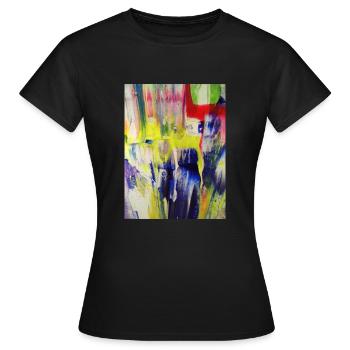 art - T-shirt Femme - noir - Devant - AI Model Female 172 dark (172cm)