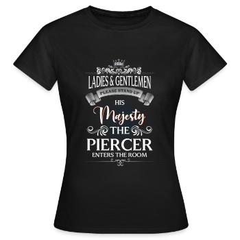 Douleur du perceur - T-shirt Femme - noir - Devant - AI Model Female 172 dark (172cm)