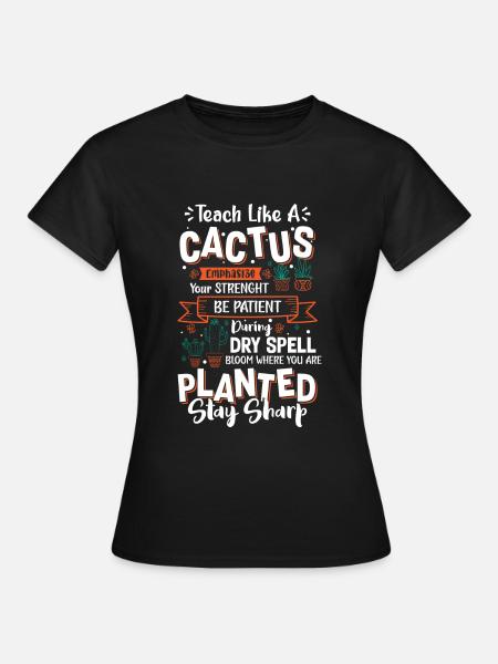 Stachel Garten Gärtner - Frauen T-Shirt - Schwarz