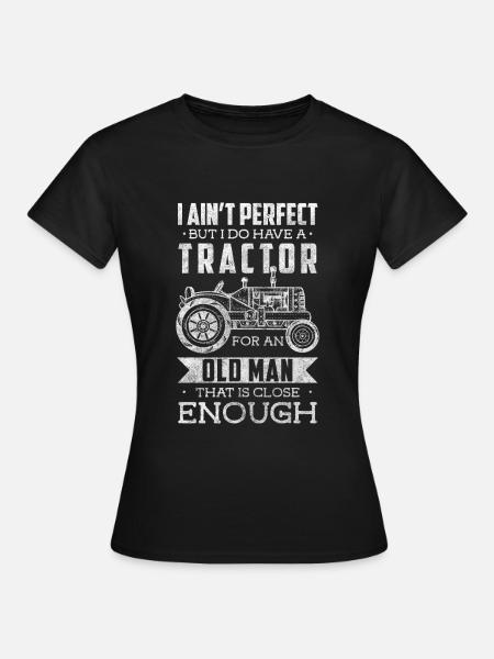 Bauer Bauernhof Acker Ernte - Frauen T-Shirt - Schwarz
