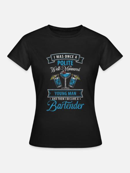 Bar Disko Shaker Trinkgeld - Frauen T-Shirt - Schwarz