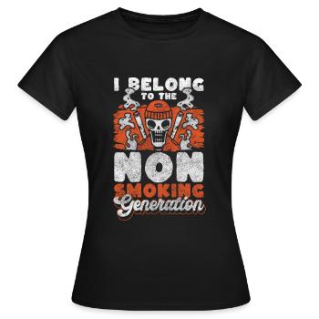 Aufhören Disziplin - Frauen T-Shirt - Schwarz - Vorne - AI Model Female 172 dark (172cm)