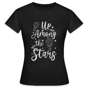 Aérostiers Vol en montgolfière Loisirs Air - T-shirt Femme - noir - Devant - AI Model Female 172 dark (172cm)