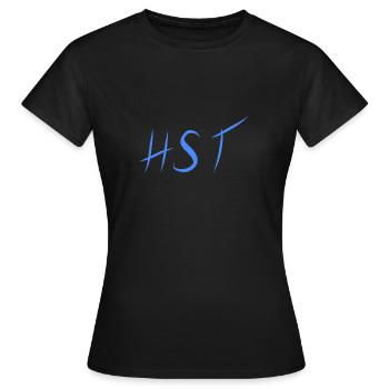 HST Hansestadt Stralsund - Frauen T-Shirt - Schwarz - Vorne - AI Model Female 172 dark (172cm)