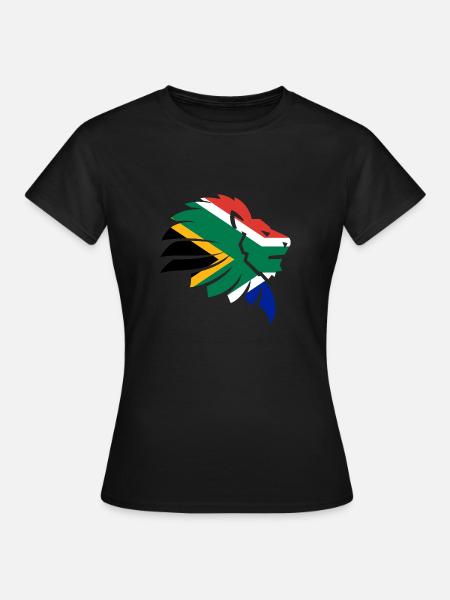 Südafrika Flagge Afrikaans Suid-Afrika - Frauen T-Shirt - Schwarz