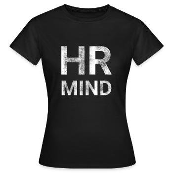 HR Mind - Frauen T-Shirt - Schwarz - Vorne - AI Model Female 172 dark (172cm)