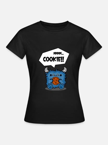 Cookie Monsta - Frauen T-Shirt - Schwarz