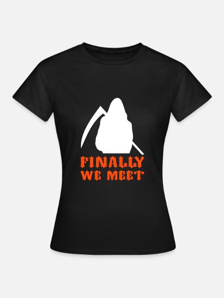 Sensenmann / Reaper / final / Tod - Frauen T-Shirt - Schwarz