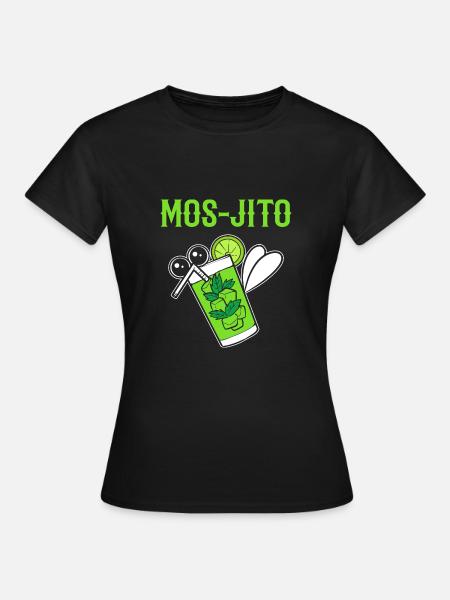 Mos-Jito Komiker Geschenk - Frauen T-Shirt - Schwarz