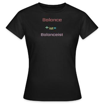 Balancist #1Neu 8 - Frauen T-Shirt - Schwarz - Vorne - AI Model Female 172 dark (172cm)