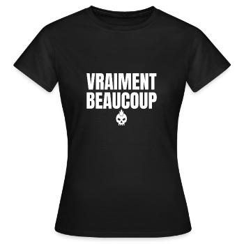 vraiment beaucoup - T-shirt Femme - noir - Devant - AI Model Female 172 dark (172cm)