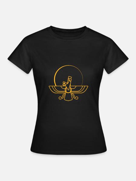 Faravahar Symbol Iran Persisch Spirituell - T-shirt dam - svart
