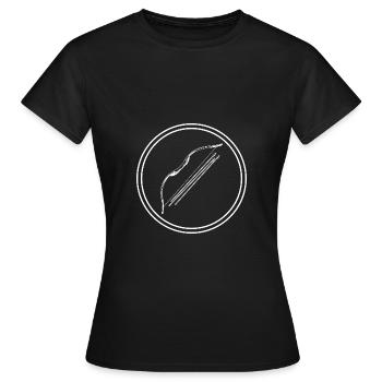 Bow and arrow sport - Women's T-Shirt - black - Front - AI Model Female 172 dark (172cm)