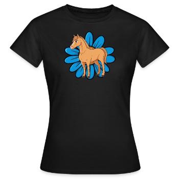 Cavaliers - T-shirt Femme - noir - Devant - AI Model Female 172 dark (172cm)