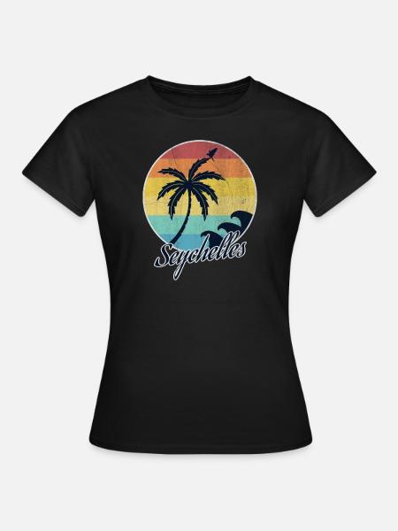 Seychellen - Frauen T-Shirt - Schwarz